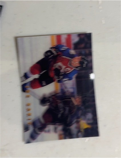 1996-97 Pinnacle McDonald's 3D Ice Breakers #McD10 Joe Sakic — front