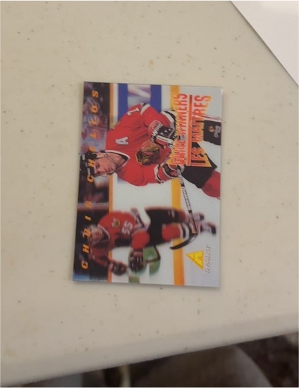 1996 Pinnacle McDonald's #MCD-12 Joe Nieuwendyk — front
