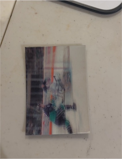 1996 Pinnacle McDonald's Eric Lindros Ice Breakers 3D #McD-25 Flyers — front