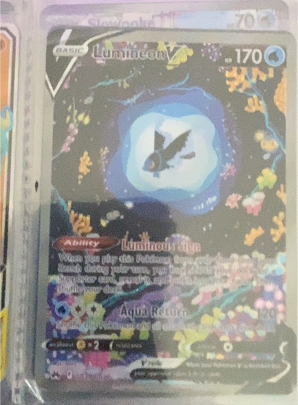 2023 Pokemon Crown Zenith #GG39 Lumineon V — front