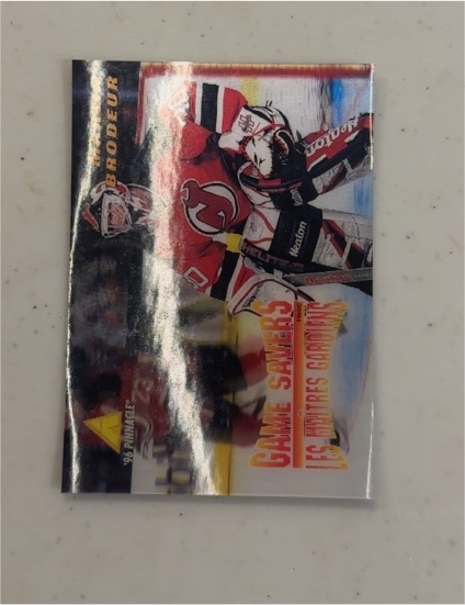 1995-96 Pinnacle McDonald's #MCD-27 Martin Brodeur — front