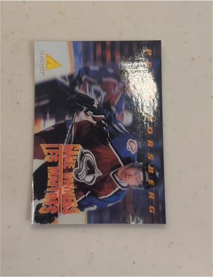 1995 Pinnacle McDonald's Game Winners Jes Markstrom — front