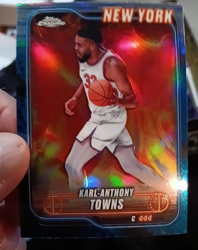 2024-25 Topps Chrome #52 Karl-Anthony Towns — front
