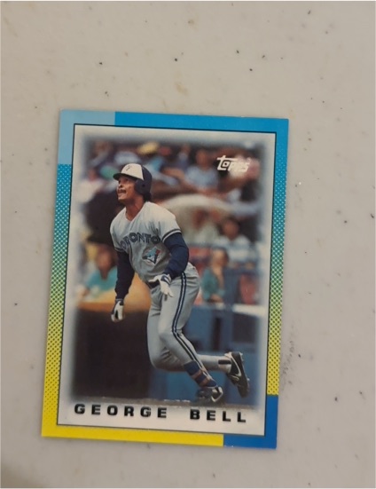 1990 Topps #733 George Bell — front