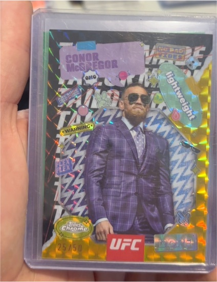 2025 Topps Chrome UFC #TRM-10 Conor McGregor Tailor Made — front