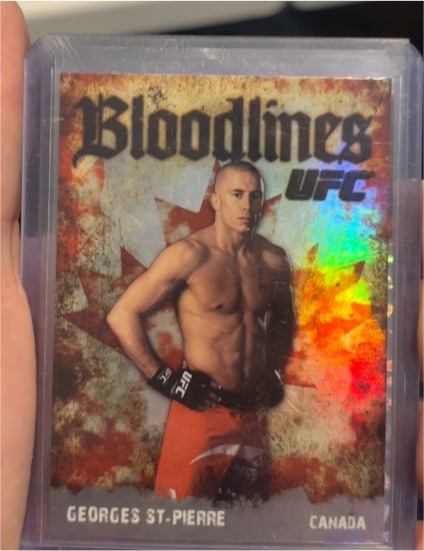 2009 Topps UFC Bloodlines #BL5 Georges St-Pierre — front