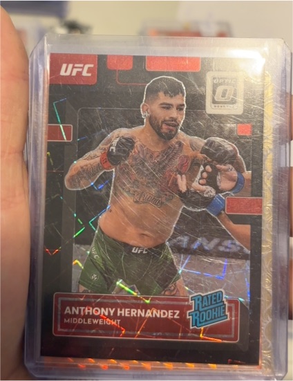 2023 Panini Donruss Optic UFC #110 Anthony Hernandez Rated Rookie — front