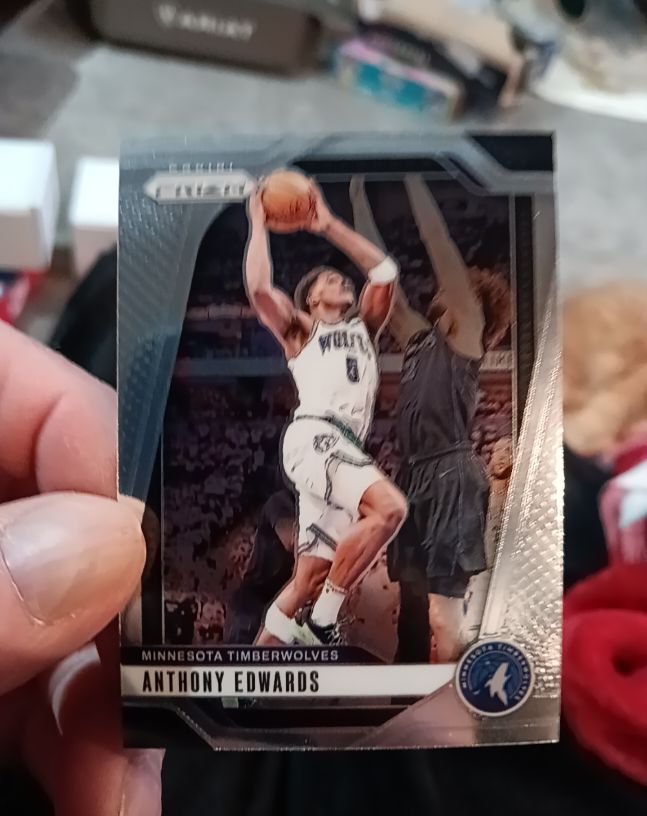 2024-25 Panini Prizm #100 Anthony Edwards — front