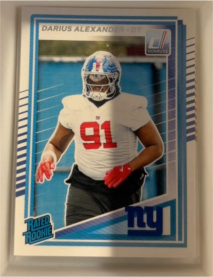 2025 Donruss #379 Darius Alexander — front