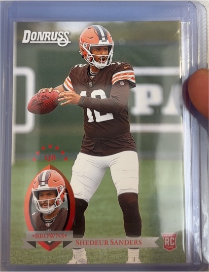 2025 Panini Donruss Retro 1995 #2 Shedeur Sanders — front