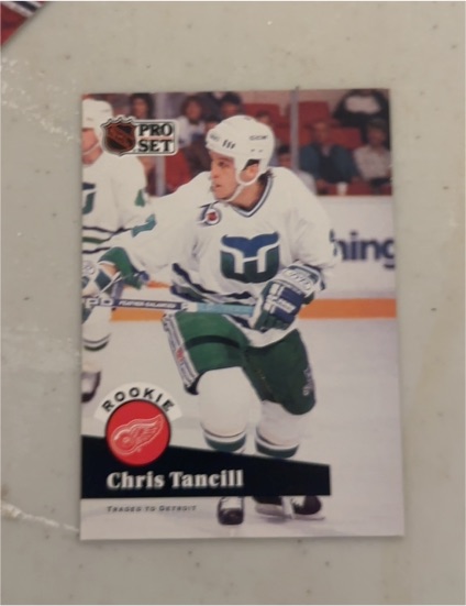 1991-92 Pro Set #531 Chris Tancill — front