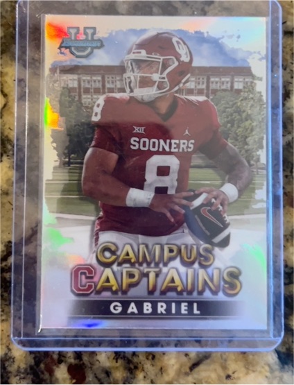 2022 Bowman's Best University #CC-25 Dillon Gabriel Campus Captains — front