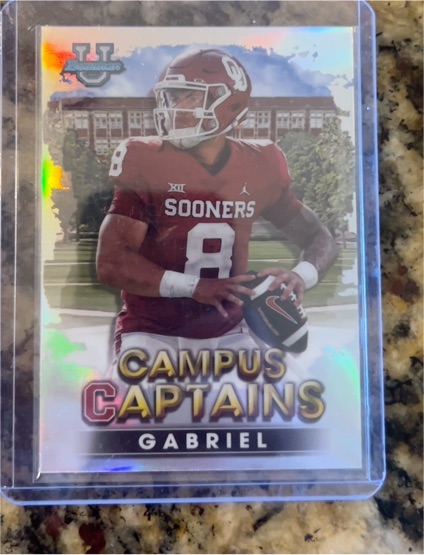 2022 Bowman's Best University #CC-25 Dillon Gabriel Campus Captains — front