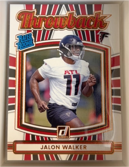 2025 Panini Donruss Throwback #29 Jalon Walker — front