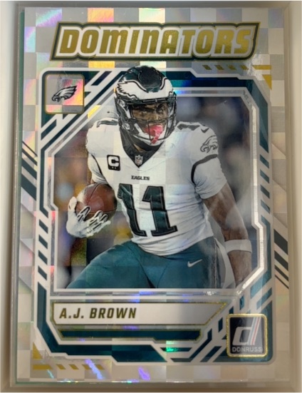 2025 Panini Donruss Dominators #DOM-ABN A.J. Brown — front