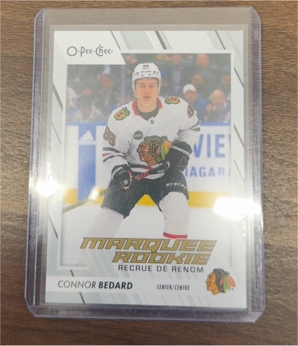 2023-24 O-Pee-Chee #582 Marquee Rookie Connor Bedard — front
