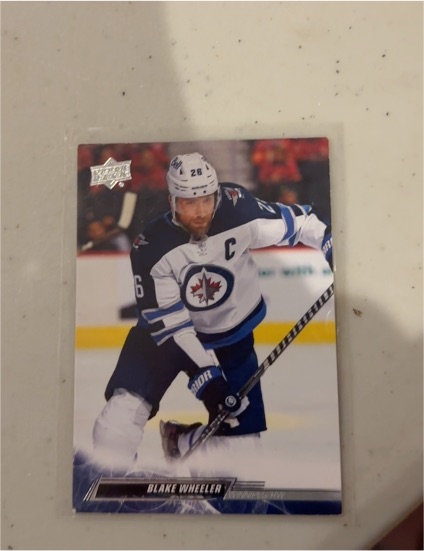 2015-16 Upper Deck #26 Blake Wheeler — front