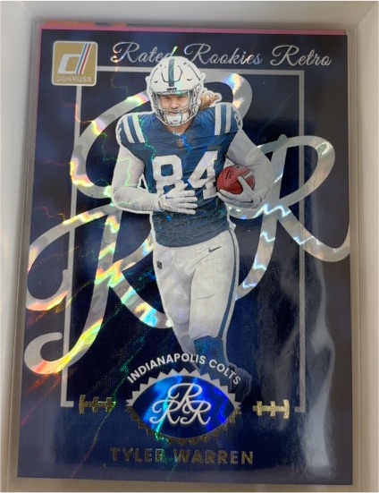2025 Donruss Rated Rookies Retro #9 Tyler Warren — front