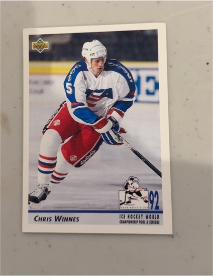 1992-93 Upper Deck #380 Chris Winnes — front