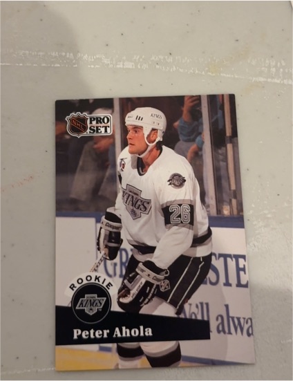 1991 Pro Set #540 Peter Ahola — front