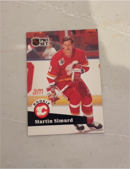1991 Pro Set #526 Martin Simard — front