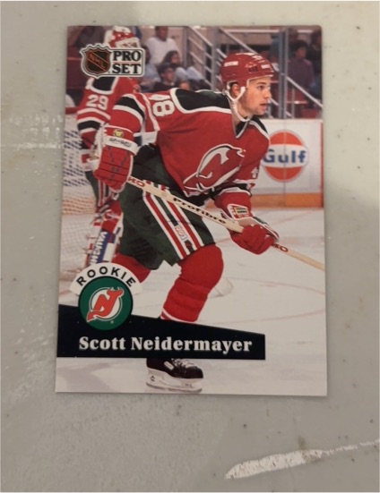 1991-92 Pro Set #547 Scott Niedermayer — front