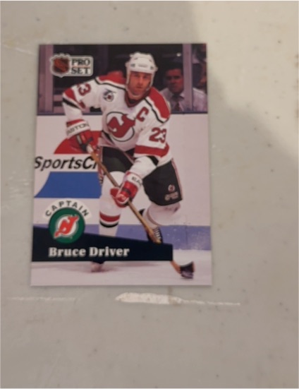 1991-92 Pro Set #577 Bruce Driver — front