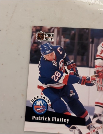 1991-92 Pro Set #578 Patrick Flatley — front