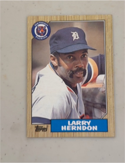 1987 Topps #298 Larry Herndon — front