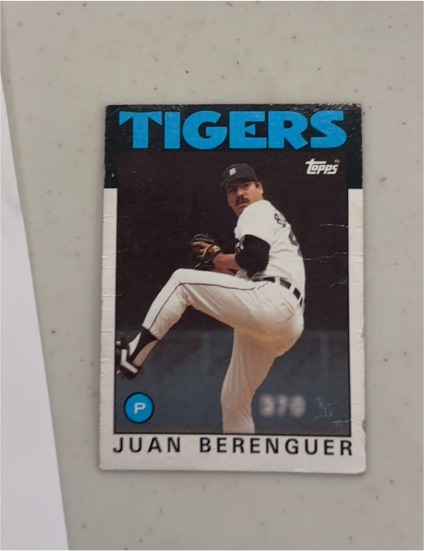 1986 Topps #47 Juan Berenguer — front