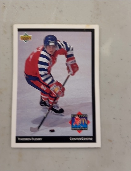 1992-93 Upper Deck McDonalds #McD-07 Theoren Fleury — front