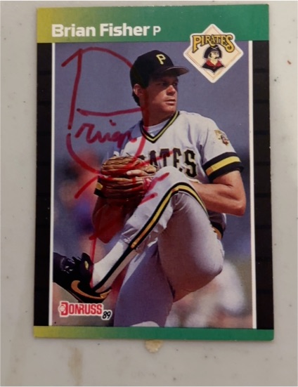 1989 Donruss #126 Brian Fisher — front