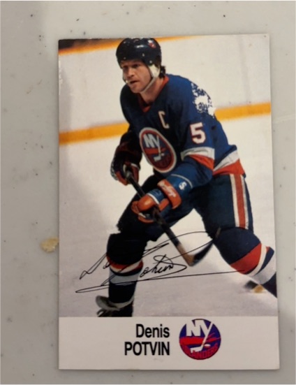 1988-89 Esso NHL All-Star Collection Denis Potvin — front