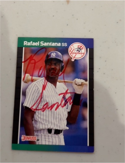 1989 Donruss #309 Rafael Santana — front