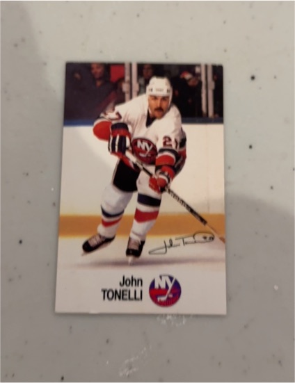 1988 Esso NHL All-Star Collection #NNO John Tonelli — front