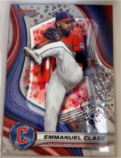 2024 Bowman's Best #24 Emmanuel Clase — front