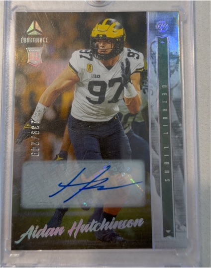 2022 Panini Luminance #134 Aidan Hutchinson — front