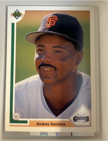 1991 Upper Deck #87 Andres Santana — front