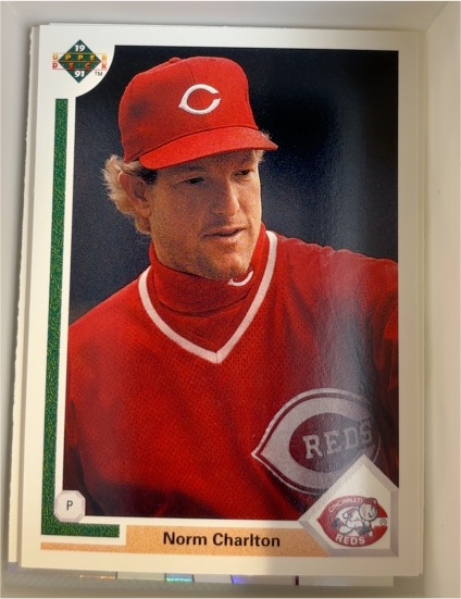 1991 Upper Deck #394 Norm Charlton — front