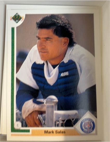 1991 Upper Deck #205 Mark Salas — front