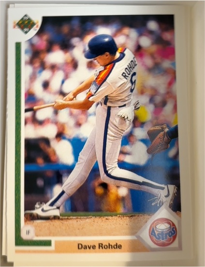 1991 Upper Deck #662 Dave Rohde — front