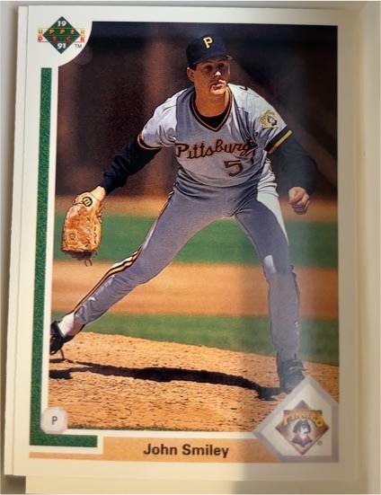 1991 Upper Deck #669 John Smiley — front