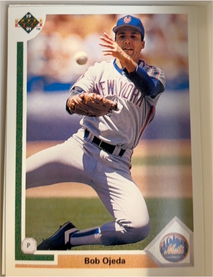 1991 Upper Deck #179 Bob Ojeda — front