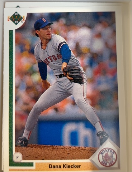 1991 Upper Deck #507 Dana Kiecker — front