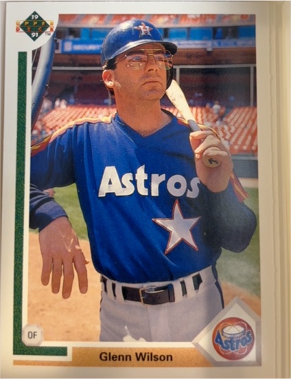 1991 Upper Deck #515 Glenn Wilson — front