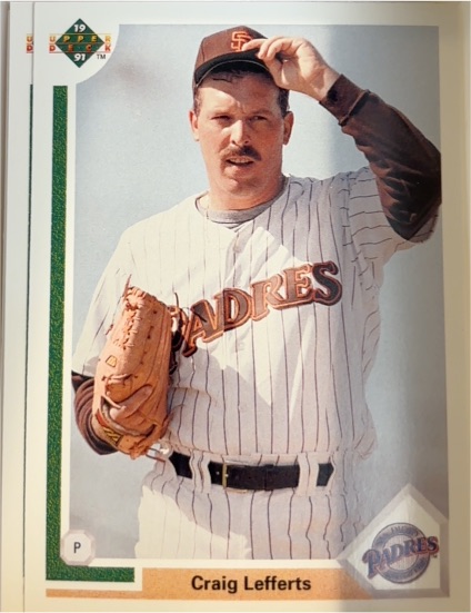 1991 Upper Deck #228 Craig Lefferts — front