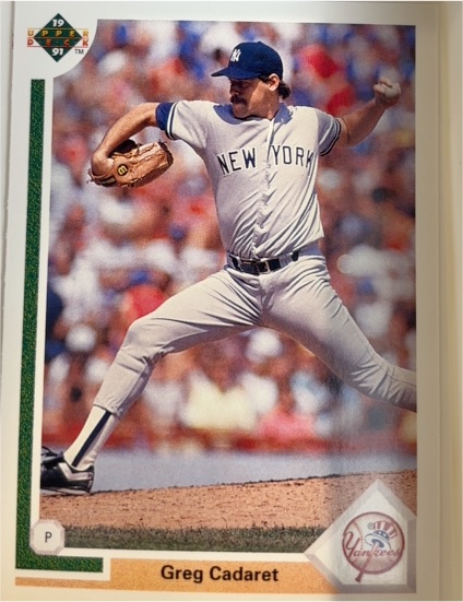 1991 Upper Deck #343 Greg Cadaret — front