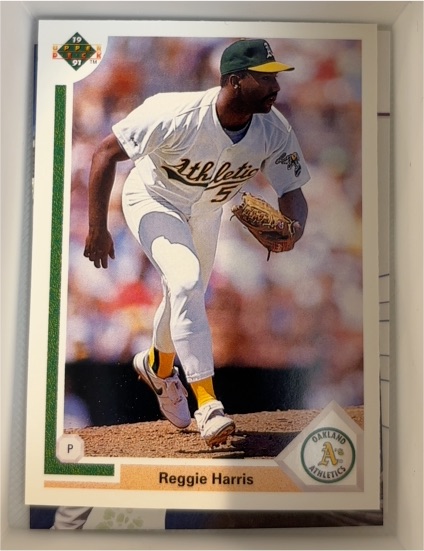1991 Upper Deck #672 Reggie Harris — front