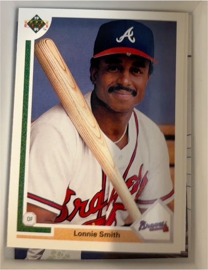 1991 Upper Deck #305 Lonnie Smith — front