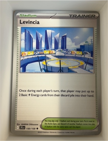 2025 Pokémon Journey Together #150 Levincia — front